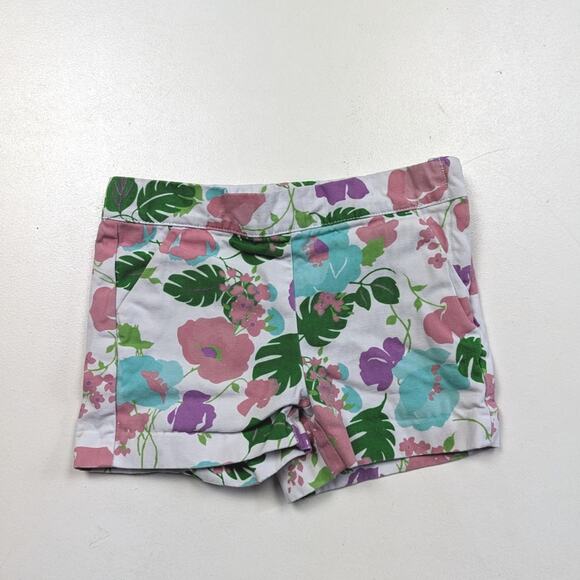 Janie and Jack Shorts Girls Size 3 Floral - Picture 1 of 10